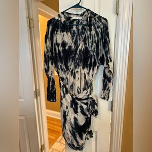 Young Fabulous & Broke Tie-Dye Wrap Dress